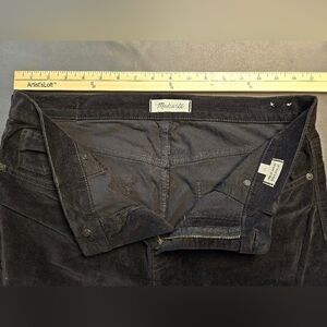 Madewell women's Jeans 9” High Rise Skinny Jeans Size 32 Black Stretch Denim